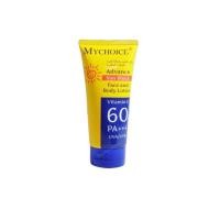 ราคา ครีมกันแดด MYCHOICE Advance Sun Block SPF 60 PA 150g ครีมกันแดดมายช้อยส์ สำหรับผิวหน้าและผิวกาย (21651296157)