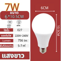 ราคา ร้าน Shelf Shop หลอดไฟ LEDหลอดไฟ LED ขั้ว E27 5วัตต์ 7 วัตต์ 12 วัตต์ 15วัตต์ 18วัตต์ 24 วัตต์ หลอดบับราคาถูก LED BULB Slim หลอดไฟ ขั้ว E27 (16470560364)