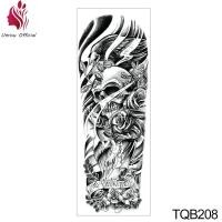 ราคา Umisu รอยสักรูปสลักลายหัวกะโหลกแบบเต็มสำหรับผู้ชายสิงโตสติ๊กเกอร์รอยสักศิลปะชั่วคราวบนเรือนร่างกันน้ำปลอกแขนรอยสักใหญ่สุดสร้างสรรค์ (21438655373)