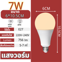 ราคา ร้าน Shelf Shop หลอดไฟ LEDหลอดไฟ LED ขั้ว E27 5วัตต์ 7 วัตต์ 12 วัตต์ 15วัตต์ 18วัตต์ 24 วัตต์ หลอดบับราคาถูก LED BULB Slim หลอดไฟ ขั้ว E27 (18444559214)