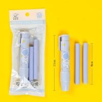 ราคา ยางลบดินสอ ยางลบแท่งแบบกด Erasers ยางลบเปลี่ยนไส้ได้ลายการ์ตูน สะดวกพกพา (21702209793)