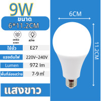 ราคา หลอดไฟLED รับประกัน 2 ปี หลอดบับ LED SlimBulb light ใช้ไฟฟ้า220V หลอดไฟขั้วเกลียว ขั้วมาตรฐาน E27 5W 7W 9W 13W 15W 18W 24W T (21466832619)