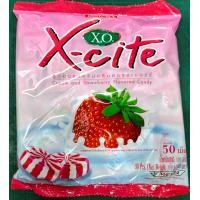 ราคา ลูกอม รส บลูเบอร์รี่ และ รส สตอเบอร์รี่ ตรา XO X Cite บรรจุ 50 เม็ด (20901262356)