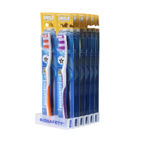 ราคา BIOSAFETY ไบโอเซฟตี้ แปรงสีฟัน 1 ชิ้น อ่อน นุ่ม เเปรงสีฟันคอลเกต เเปรงนุ่ม ด้ามจับผลิตจากยางชนิดนุ่ม แปรงฟัน ราคาถูก (21427402021)