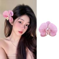 ราคา สไตล์ฮาวาย Phalaenopsis รูปกล้วยไม้กิ๊ฟติดผมกิ๊บรูปดอกไม้นางฟ้ากิ๊บปากเป็ดผมแตก (21703591481)