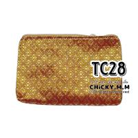 ราคา กระเป๋าลายไทย Thai style bag กระเป๋าผ้าไหม กระเป๋าใส่เหรียญ กระเป๋าสตางค์ ของฝากต่างชาติ (20103850219)