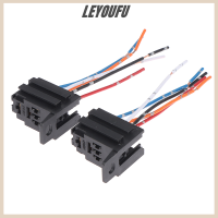 ราคา LEYOUFU เต้ารับซ็อกเก็ต Relay รถสีม่วง5ขาสำหรับซ็อกเก็ตเทียมในรถมีรูพรุนขั้วต่อรถยนต์ (21202889472)