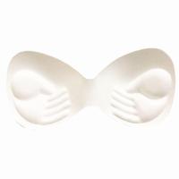 ราคา ฟองน้ำเสริมหน้าอก รุ่นC 005 แผ่นฟองน้ำเสริมดันทรง มีสีดำ สีขาว (20853959673)