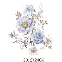 ราคา ตัวรีด สติ๊กเกอร์รีดติดผ้าดอกไม้ ใหญ่ (11767079015)