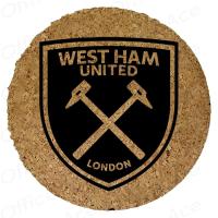 ราคา Cork Coaster ที่รองแก้ว ไม้ก๊อก จานรองแก้ว สลักโลโก้ ทีมฟุตบอล ขนาด 10 cm (15557215697)