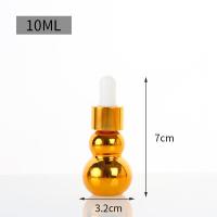 ราคา Glass Gourd Dropper Bottle Gold Dropper Bottle Perfume Bottle Dropper Bottle Essential Oil Dropper Bottle Bottle (19814807916)