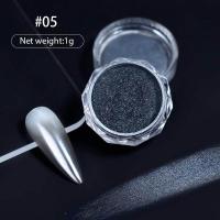 ราคา กระจกฝุ่นสีทองผงทาเล็บเมทัลลิคสำหรับตกแต่งเล็บออโรร่าสีเงิน1ชิ้นแวววาวระยิบระยับแป้งนางฟ้า (21166967796)