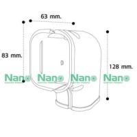 ราคา รางแอร์ NANO อุปกรณ์รางแอร์ ฝาครอบราง ข้องอโค้ง ข้องอมุม รางพลาสติก ข้องอ 1 ชิ้น 24 ชิ้น กล่อง AK65 AK75 (21568772584)