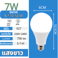 ราคา หลอดไฟLED รับประกัน 2 ปี หลอดบับ LED SlimBulb light ใช้ไฟฟ้า220V หลอดไฟขั้วเกลียว ขั้วมาตรฐาน E27 5W 7W 9W 13W 15W 18W 24W T (21466832618)