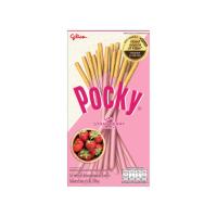 ราคา Glico Pocky กูลิโกะ ป๊อกกี้ บิสกิตแท่งเคลือบ รสสตอเบอร์รี่ รสชาเขียว รสชีสเค้ก หลายรสชาติ (21569773683)