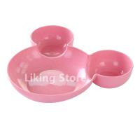 ราคา LikingStore ชามข้าว 3 หลุม ผลิตจากฟางข้าวสาลี ชามข้าวสาลี จานมิกกี้ จานใส่อาหารรูปมิกกี้ จานใส่อาหาร มี3หลุม (19979318119)