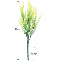 ราคา การจำลองลาเวนเดอร์ตกแต่งชนบทสีเขียวพืชตกแต่งดอกไม้พลาสติกพืชจำลองช่อดอกไม้เทียม (21479701211)