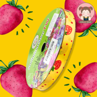 ราคา TW Ribbon ริบบิ้นพับเหรียญ ริบบิ้น ริบบิ้นพิมพ์ลายสตอเบอร์รี่ (21467778946)