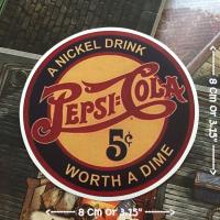 ราคา วินเทจ pepsi สติกเกอร์ เคลือบกันน้ำ ลายแนวๆ ไดคัท ติดกระเป๋าเดินทาง โน้ตบุ๊ค เคสโทรศัพท์ กระบอกน้ำ Waterproof Decal Sticker (7434088310)
