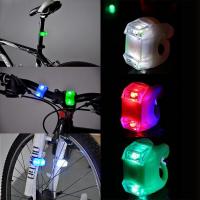 ราคา ไฟท้ายจักรยานล้อหลังหน้ารถจักรยานหน้ารถจักรยานแสงแฟลช2LED 1ชิ้น (7159664525)
