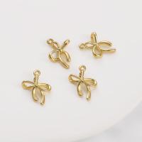 ราคา จี้ห้อยคอน่ารักโบว์ผีเสื้อทองเหลืองชุบทอง14K 1ชิ้นสำหรับสร้อยคอต่างหูงานประดิษฐ์ทำมือ (20961013515)