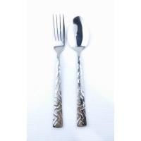 ราคา ช้อนส้อมสแตนเลสปลายตรง เกรด A เนื้อหนา ช้อนส้อม ช้อนสแตนเลส ช้อนทานข้าว ช้อนสแตนเลสสีเงิน ราคาโรงงาน (14938242908)