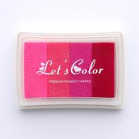 ราคา สีสำหรับปั๊มงานแกะสลักยางลบ งานตรายาง งานตกแต่ง1ชิ้นสามารถไล่เฉดสีได้4สี พร้อมส่ง มีเก็บปลายทาง DIY Craft Ink Pad (12555454388)