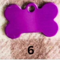 ราคา ป้ายชื่ออลูมิเนียม รูปกระดูกน่ารักหลากสี สำหรับน้องหมา แมว สลักชื่อ รูป ขนาด 3x2 ซม พร้อมห่วงฟรี (20910253911)