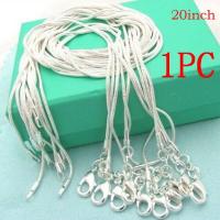 ราคา สร้อยคอสีเงินสำหรับผู้ชายสร้อยห่วงโซ่ลายกระดกงู1มม เครื่องประดับแฟชั่นดีไซน์เรียบง่าย (18925860210)