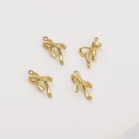 ราคา จี้ห้อยคอน่ารักโบว์ผีเสื้อทองเหลืองชุบทอง14K 1ชิ้นสำหรับสร้อยคอต่างหูงานประดิษฐ์ทำมือ (20961013514)