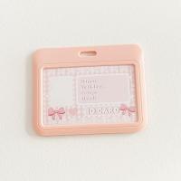 ราคา Bus Card Sleeve Student Card Holder Love Card Holder High Appearance Card Sleeve Flash Pink Ferrule Key Chain Clip (20512724130)