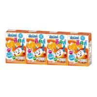 ราคา ดัชมิลล์คิดส์ นมเปรี้ยว รสส้ม 90ml 4กล่อง (21703718432)