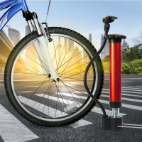 ราคา ที่สูบลมเอนกประสงค์ ที่สูบลมจักรยาน อุปกรณ์กีฬาขนาดพกพา คละสี (21257558498)