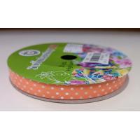ราคา ริบบิ้นลายจุด ตราTW เบอร์2 ยาว50หลา ริบบิ้นพับเหรียญโปรยทาน (19669144372)