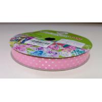 ราคา ริบบิ้นลายจุด ตราTW เบอร์2 ยาว50หลา ริบบิ้นพับเหรียญโปรยทาน (19669144367)