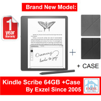 ราคา New Kindle Scribe 16GB 32GB 64GB Optional Case 10 2 300 ppi Paperwhite Display with Basic or Premium Pen Wi Fi Fast 1 Day Ship from Bangkok Stock Newest Model Sold on Amazon 2022 Model (20821547753)