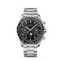 ราคา OMG Mens Famous Swiss Business Watch Steel Band Black Watch 44mm Mens Advanced Business Watch 300m Waterproof Band Calendar the Best Gift for Boyfriends (21733320394)