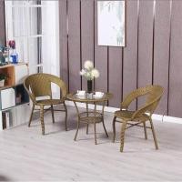 ราคา Home Furniture ชุดโต๊ะหวาย ชุดโต๊ะกาแฟ โต๊ะ1 เก้าอี้2 ชุดโต๊ะน้ำชา โต๊ะรับแขก โต๊ะกินข้าว โต๊ะรับแขกชุดหวาย (19370279592)