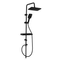 ราคา HomePro ฝักบัว RAIN SHOWER น้ำอุ่น ALL BLACK แบรนด์ RASLAND (20865250055)