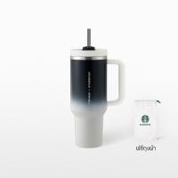ราคา Starbucks x Stanley Thailand Exclusive Monochrome Stanley 40oz Stanley Lime Purple Collection (21780088859)
