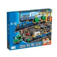 ราคา lego building blocks 60198 60052 CITY urban electric remote control freight train puzzle toy gift for boys and girls (21257180194)
