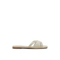 ราคา ALDO YESENIA FLAT SANDALS WHITE (20238278223)