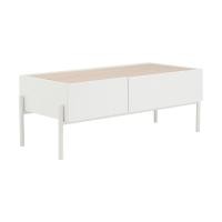 ราคา INDEX LIVING MALL โต๊ะกลาง รุ่นเมลโล ขนาด 105 5 ซม สีขาว ไลท์ วู้ด (21705612263)