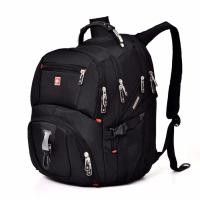 ราคา กระเป๋าเดินทางธุรกิจ Swissgear กระเป๋าสะพายคู่ผู้ชายและผู้หญิง 15 นิ้วกระเป๋าคอมพิวเตอร์แล็ปท็อปกระเป๋าเป้สะพายหลังคุณภาพสูง Swissgear School Travel Backpack สีดำ intl (20597823212)