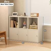 ราคา ชั้นวางหนังสือต่ำ 120cm ตู้เก็บของ ตู้อเนกประสงค์ ตู้วางของมีหลายชั้น ตู้เตี้ย มีหลายขนาด ตู้เก็บหนังสือ bookcase (21772991392)