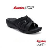ราคา Bata Comfit บาจา คอมฟิต รองเท้าเพื่อสุขภาพ รองเท้าแตะเพื่อสุขภาพ รองเท้าแตะ สูง 1 นิ้ว สำหรับผู้หญิง รุ่น Nonny สีดำ 6616926 (20023677153)