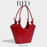 ราคา กระเป๋าสะพายไหล่วินเทจทรง Bucket bag พร้อมส่งจากไทย (21480140546)