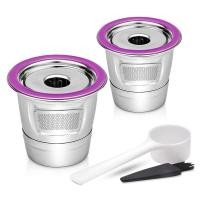 ราคา Stainless Steel Coffee Capsule Cup Reusable K Cup for Keurig 2 0 1 0 Mini Plus Coffee Filter (17784598084)