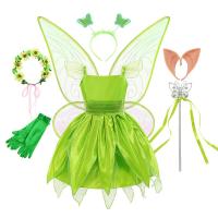 ราคา กลุ่มนักร้องประสานเสียงเอลฟ์สีเขียวสำหรับเด็กชุดเดรสเจ้าหญิงทิงเกอร์เบลล์สำหรับการแสดงเต้นรำชุดปีเตอร์แพนปีเตอร์แพน (20512355540)