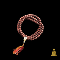 ราคา ประคำ 108 สร้อย ประคำไม้ หลวงพ่ออุตตมะ Vintage wood beads Mala 108 Beads Necklace Lp Uttama (19326333476)